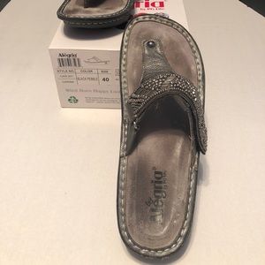 Algeria Pewter Tumble Sandal EU 40